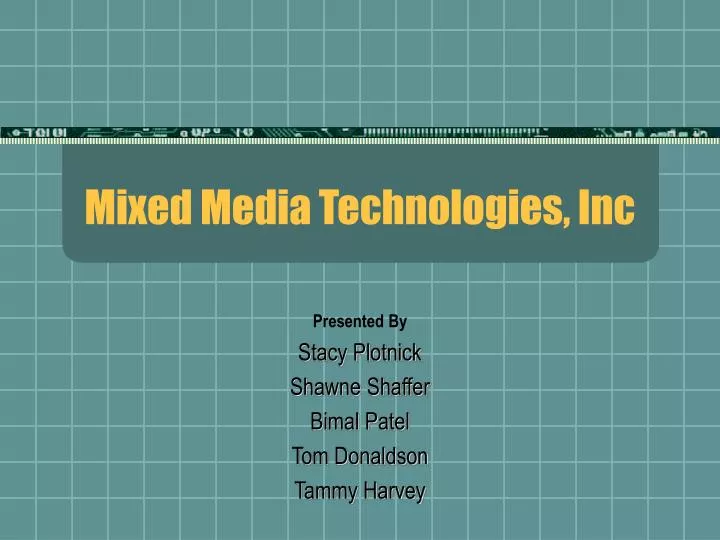 mixed media technologies inc