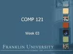 COMP 121 - slide 1