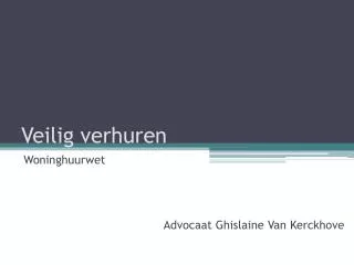 veilig verhuren