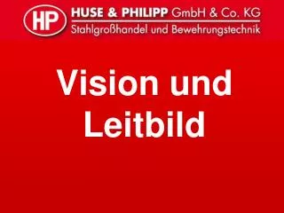 vision und leitbild