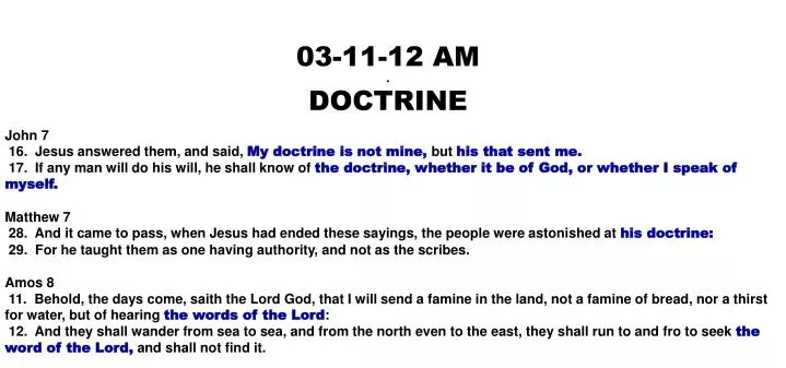 03 11 12 a m doctrine