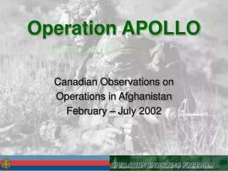 Operation APOLLO