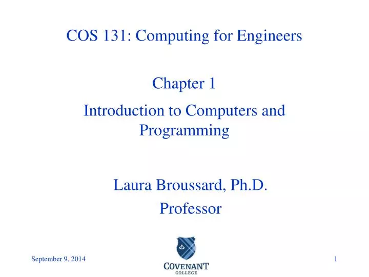 cos 131 computing for engineers