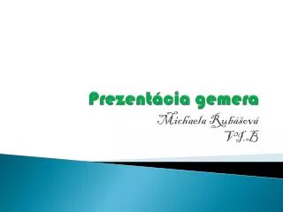 prezent cia gemera