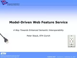 Model-Driven Web Feature Service