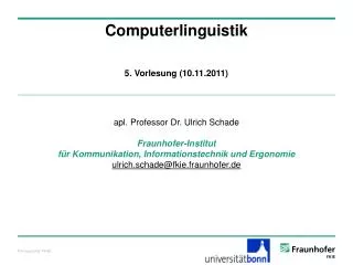 computerlinguistik