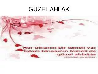 g zel ahlak