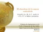 El abandono de la esposa endeudada - slide 1