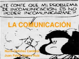 la comunicaci n