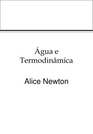 gua e termodin mica