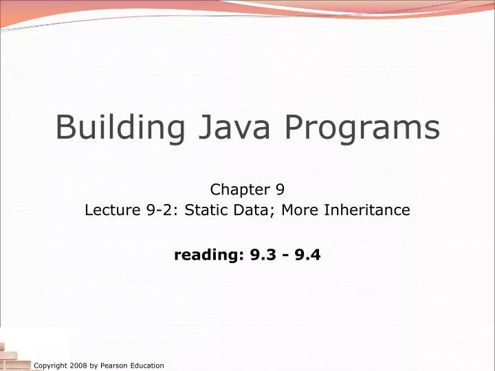 building java programs