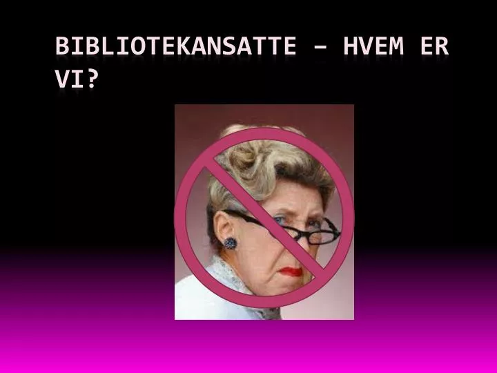 bibliotekansatte hvem er vi