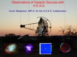 Observations of Galactic Sources with H.E.S.S.