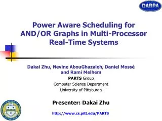 Power Aware Scheduling for AND/OR Graphs in Multi-Processor Real-Time Systems