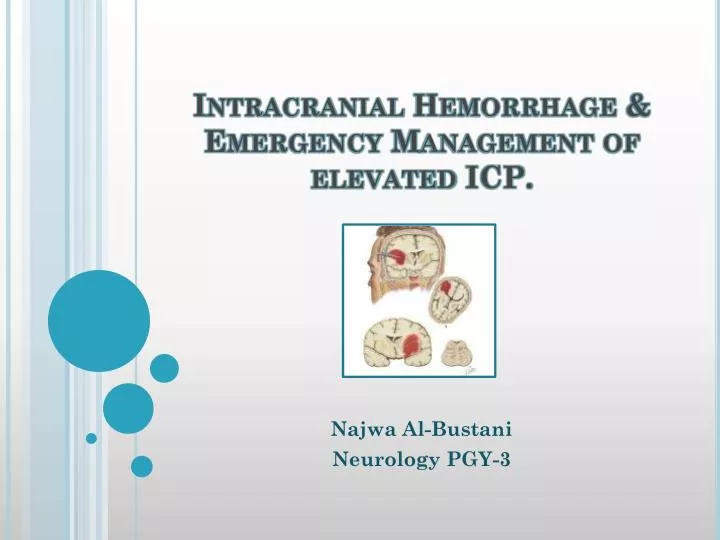 intracranial hemorrhage emergency management of elevated icp