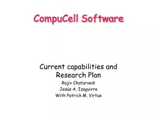 CompuCell Software