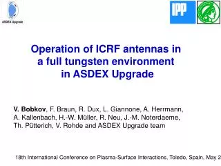 Operation of ICRF antennas in a full tungsten environment in ASDEX Upgrade