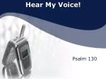 Hear My Voice! - slide 1