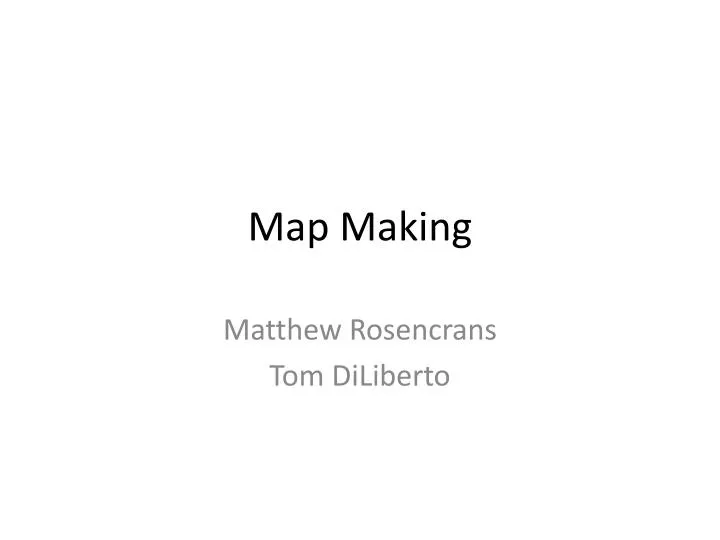 map making