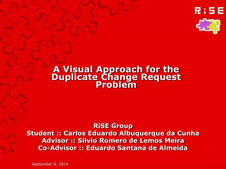 a visual approach for the duplicate change request problem