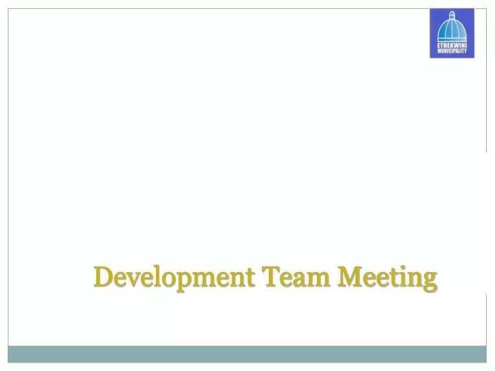 development team meeting