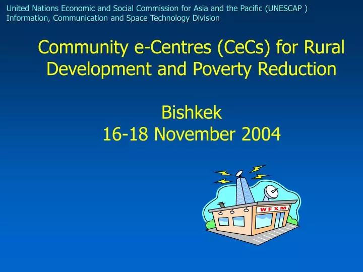 community e centres cecs for rural development and poverty reduction bishkek 16 18 november 2004