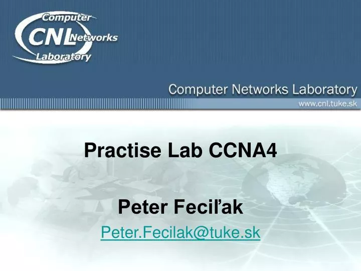 pr actise lab ccna4