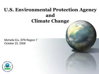 U.S. Environmental Protection Agency and Climate Change