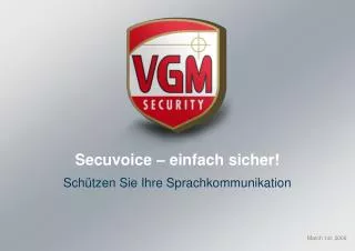 secuvoice einfach sicher