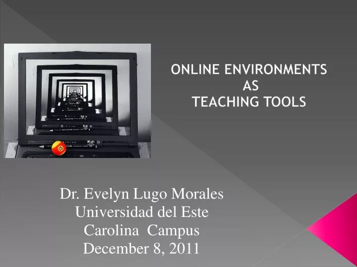 online environments as teaching tools