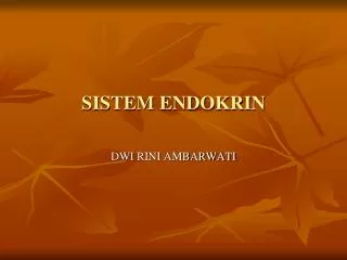 sistem endokrin