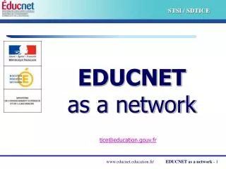EDUCNET as a network