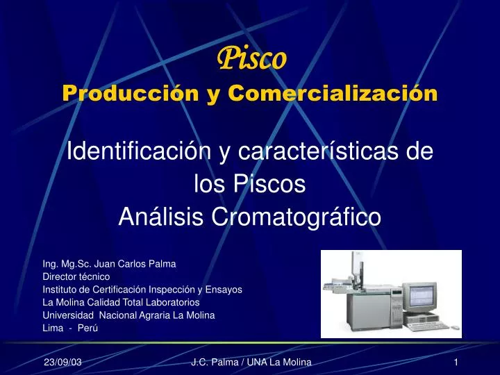 pisco producci n y comercializaci n