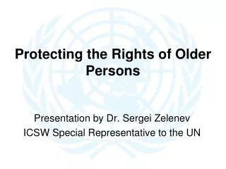 Protecting the Rights of Older Persons