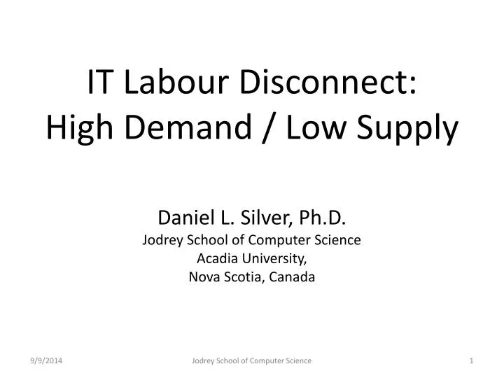 it labour disconnect high demand low supply