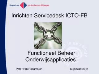 inrichten servicedesk icto fb