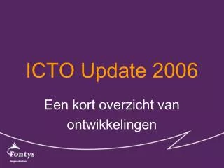 icto update 2006