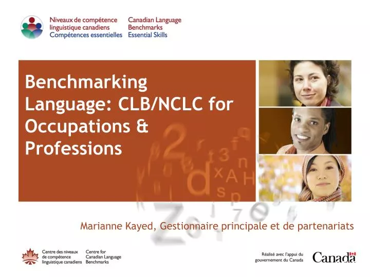 PPT - Benchmarking Language: CLB/NCLC for Occupations & ...