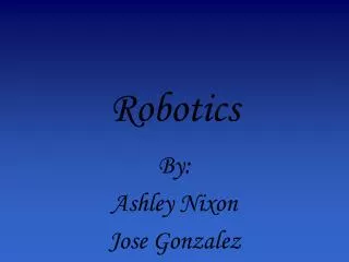 Robotics