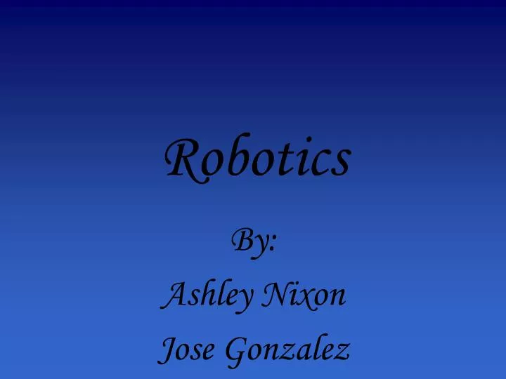 robotics