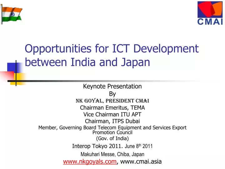 opportunities for ict development between india and japan