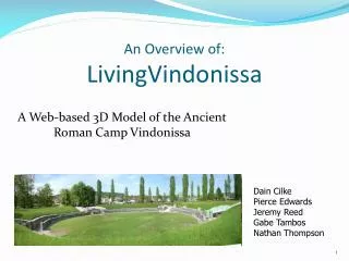 An Overview of: LivingVindonissa