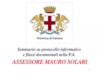 assessore mauro solari