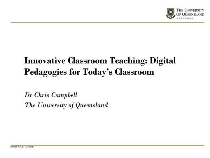innovative classroom teaching digital pedagogies for today s classroom