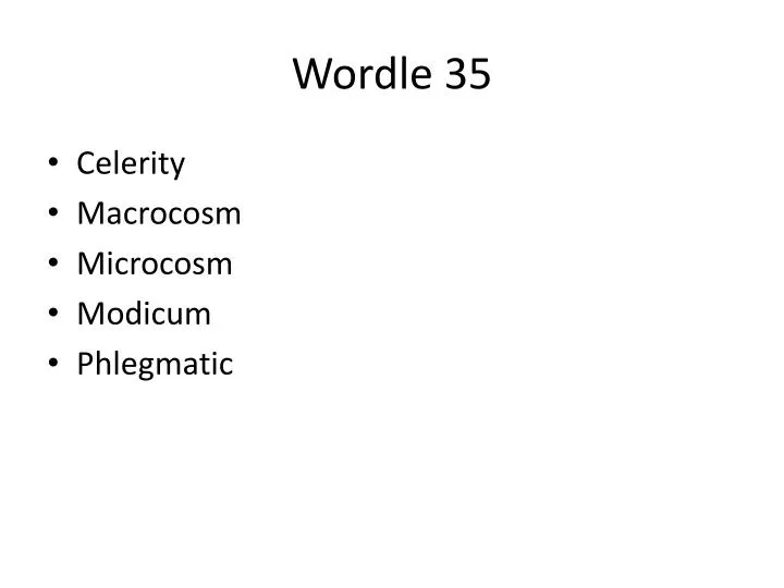 wordle 35