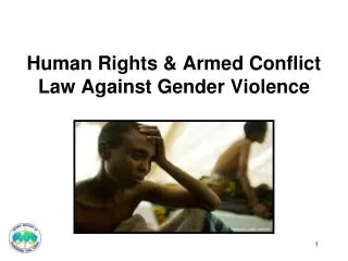 Human Rights &amp; Armed Conflict Law Against Gender Violence