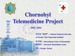Chornobyl Telemedicine Project