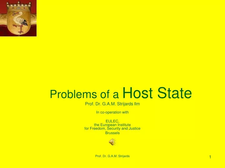 problems of a host state
