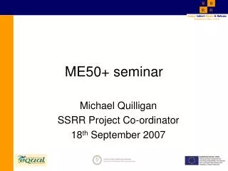 ME50+ seminar