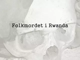 folkmordet i rwanda